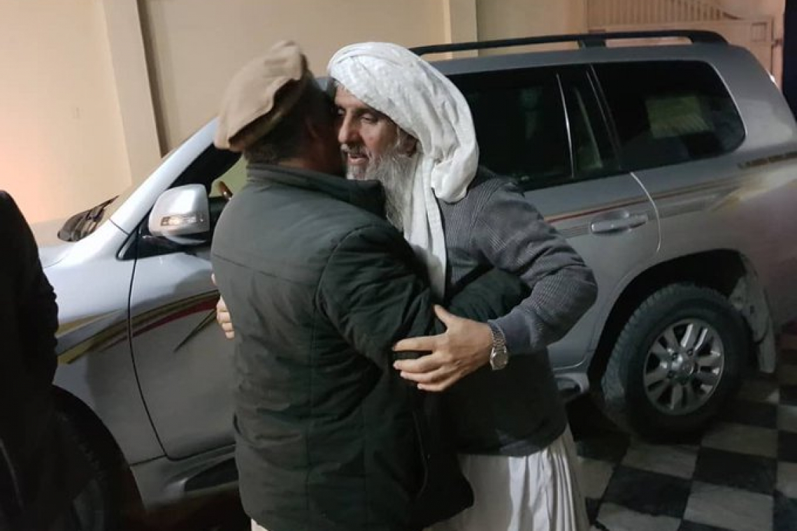 Releasing of anti-Soviet insurgent from Guantanamo after 13 years, Afghanistan, Dec 21, 2019